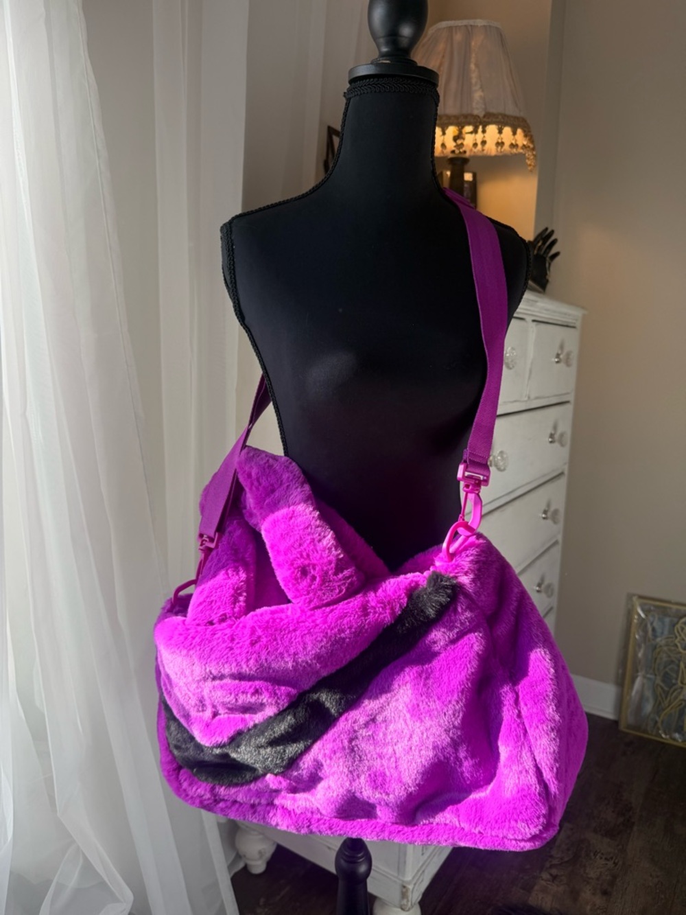 Nike Plush Fuchsia Shoulder Bag